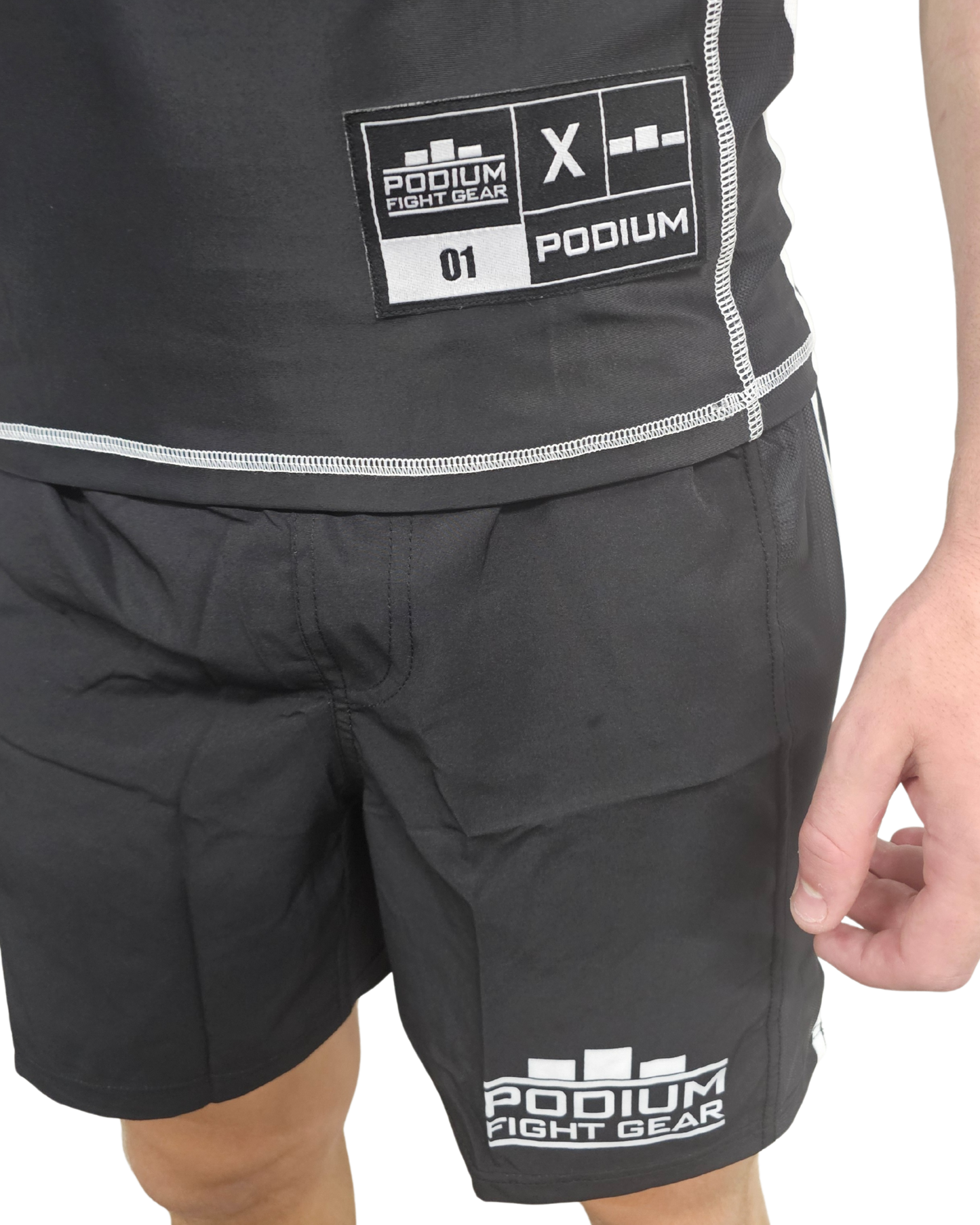 Podium Performance Rash Guards - Classic Black - SET