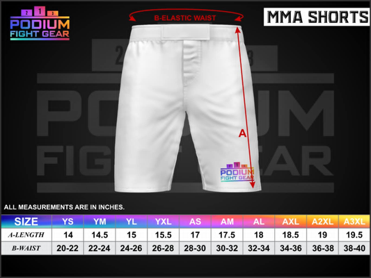 ECO/CLA - MMA SHORTS - GO LIVE