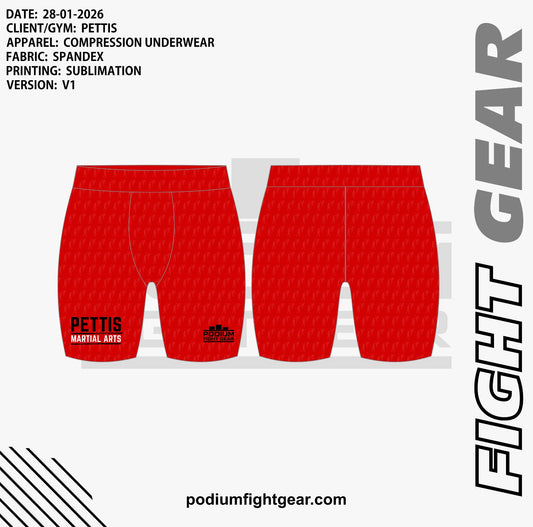 PODIUM COMPRESSION SHORTS - PETTIS MMA