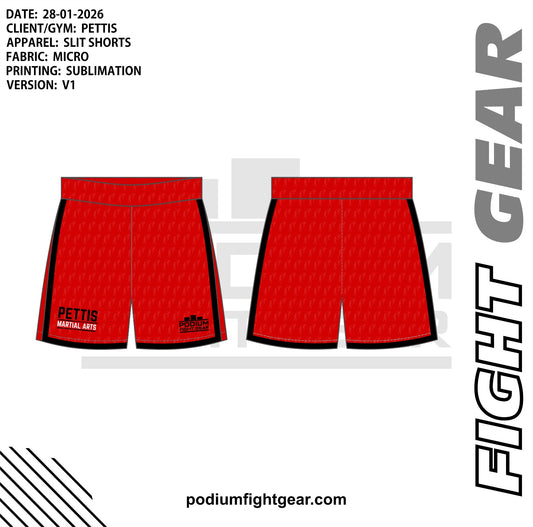 PODIUM GLADIATOR SHORTS - PETTIS MMA