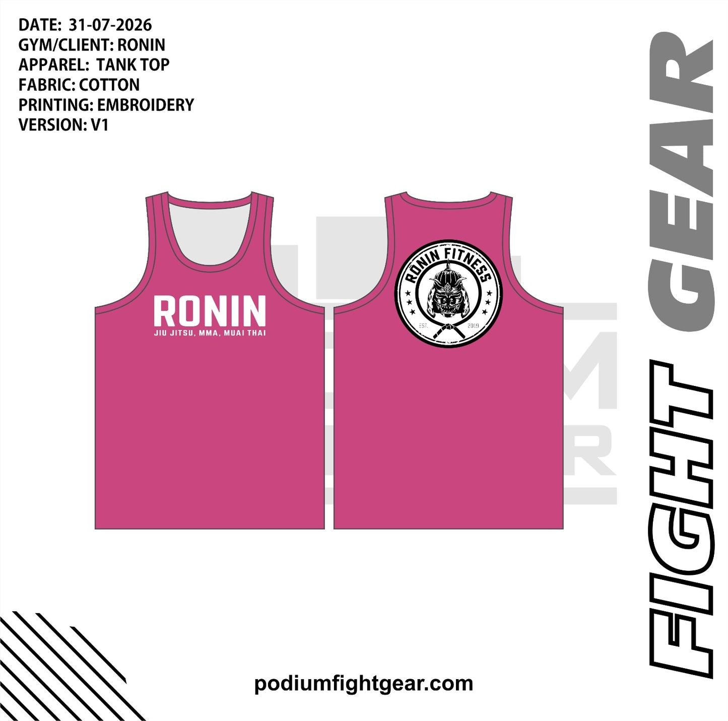 TANK - RONIN PINK (NEW)