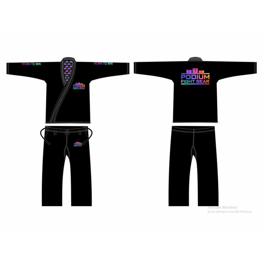 PODIUM BJJ GI UNIFORM TEMPLATE