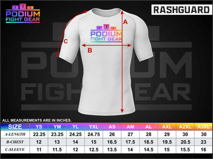 Podium Performance Rash Guards - Dual Contrast