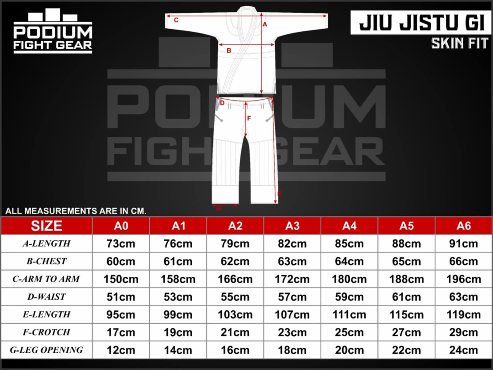 PODIUM PREMIUM GI - SAMURAI