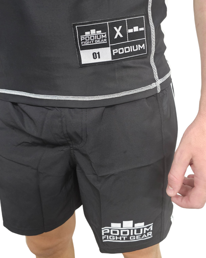 Podium Performance Rash Guards - Classic Black - SET