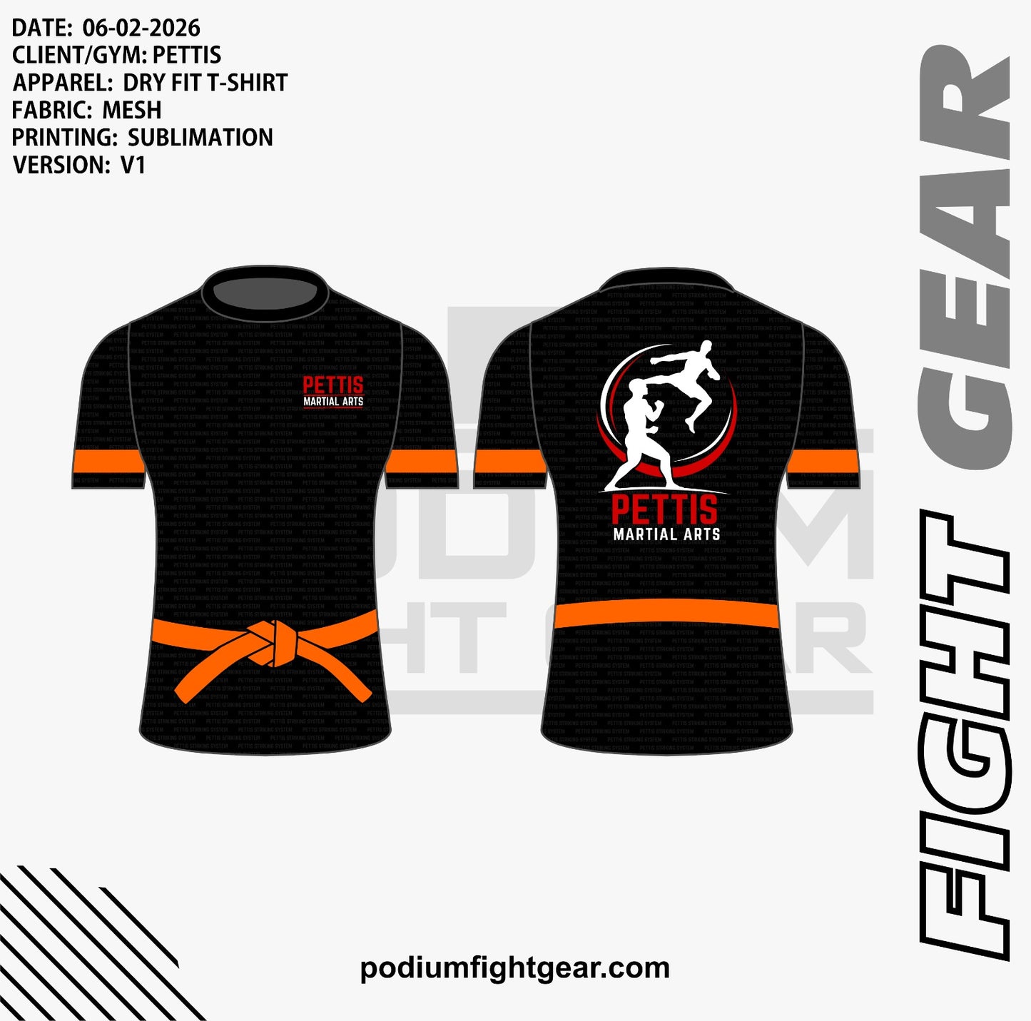 PETTIS RANK SHIRTS