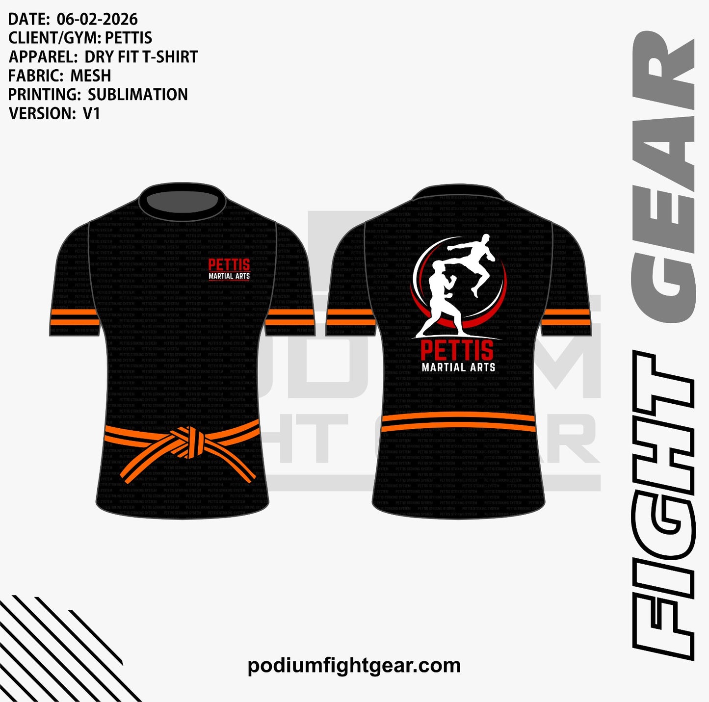 PETTIS RANK SHIRTS