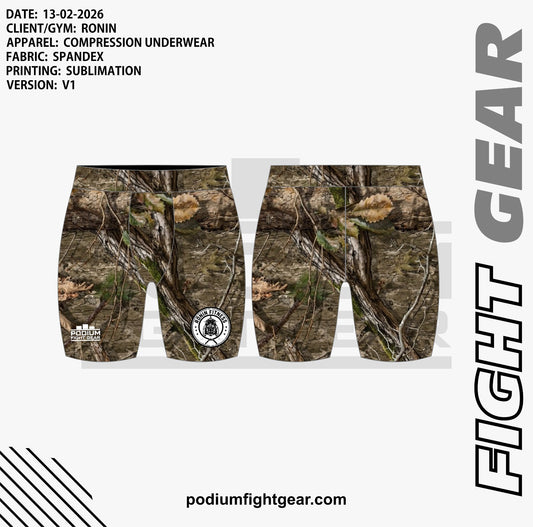 CAMO COMPRESSION UNDERWEAR - RONIN
