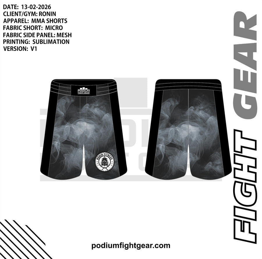 SMOKE MMA SHORTS - RONIN