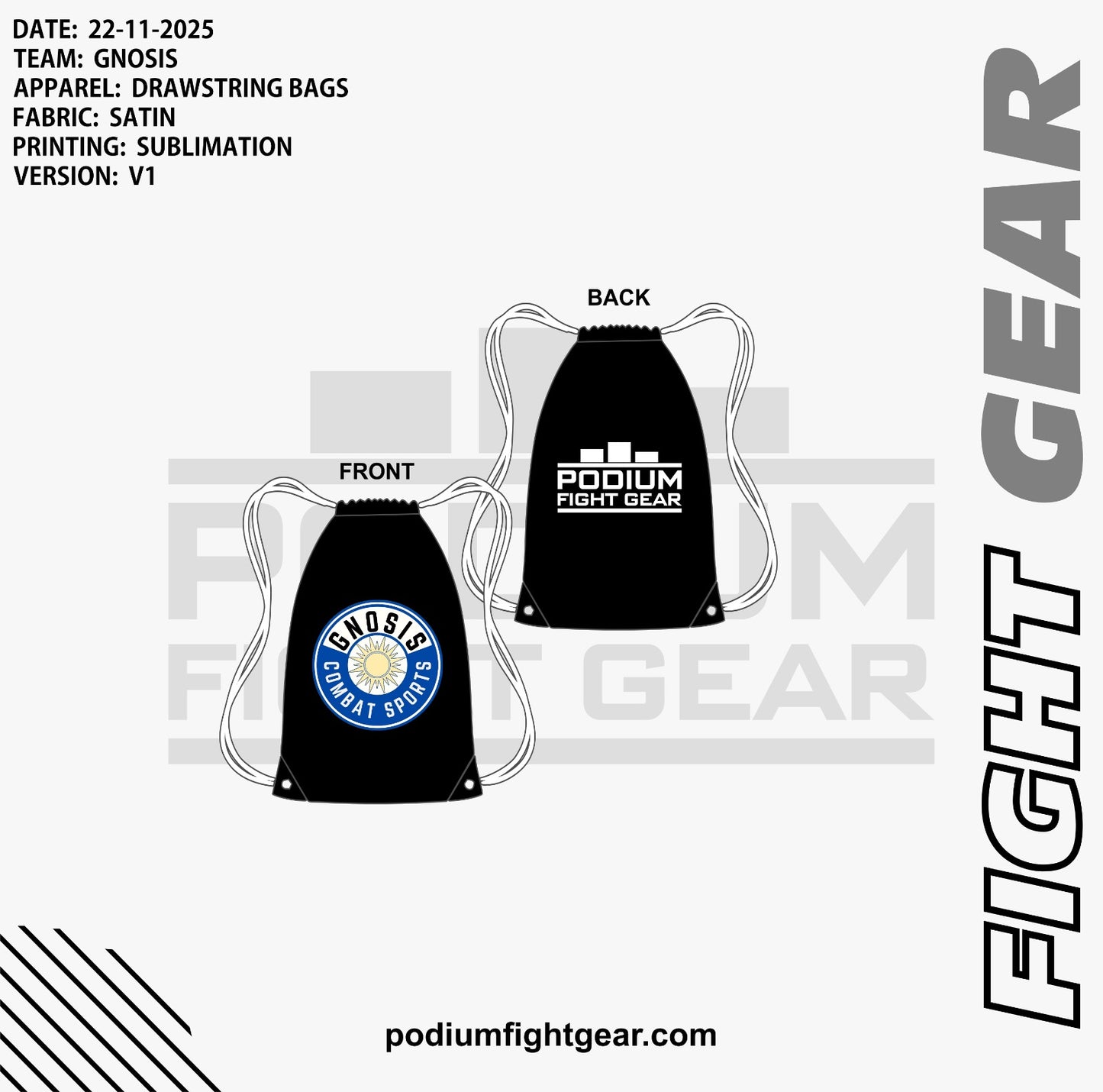 DRAW STRING BAG - GNOSIS