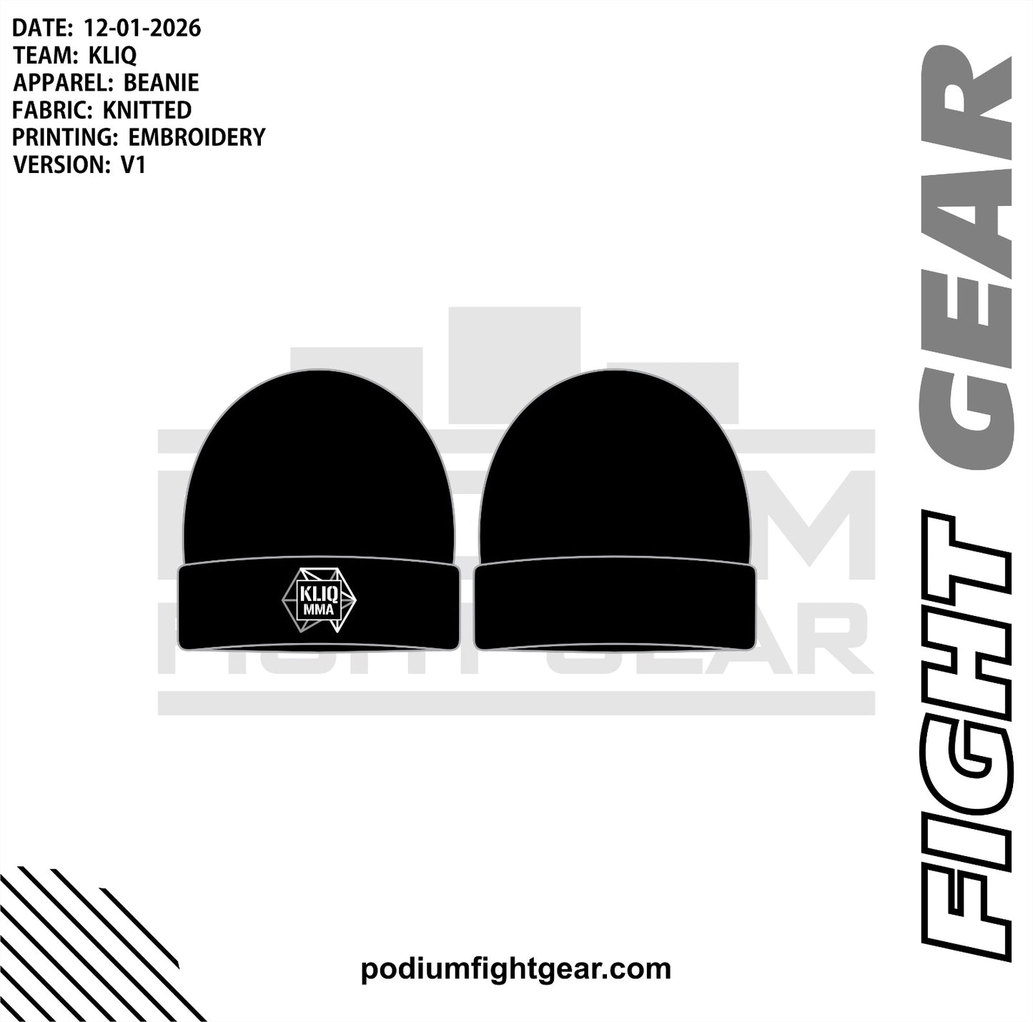 PODIUM BEANIE - KLIQ