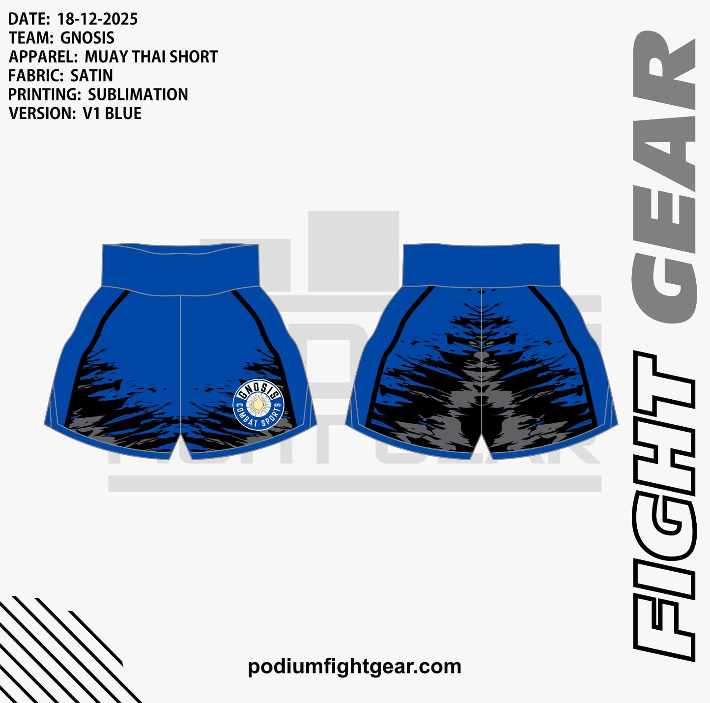 Muay Thai Shorts - Gnosis