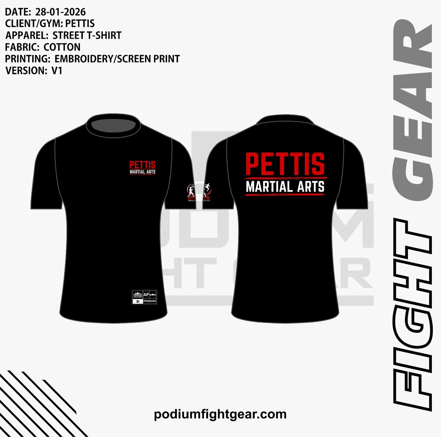 Premium Street T - PETTIS MMA
