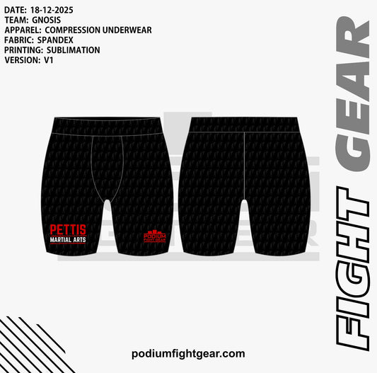PODIUM COMPRESSION SHORTS - PETTIS MMA