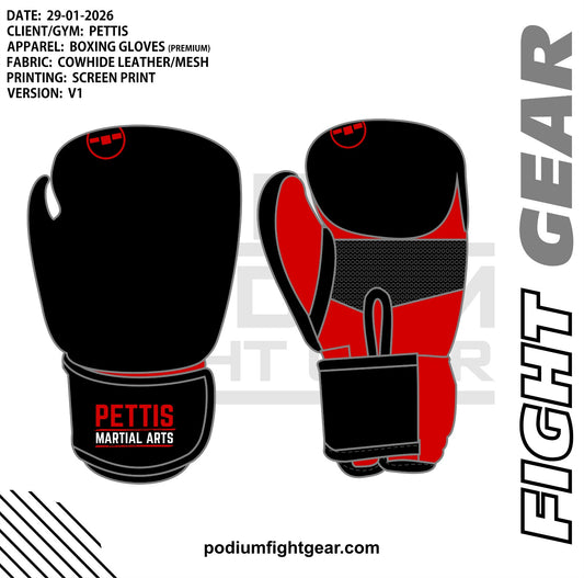 PODIUM BOXING GLOVES - PETTIS MMA