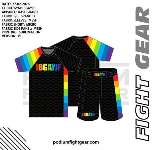 IBGAYJF RASH/SHORTS SET - RONIN