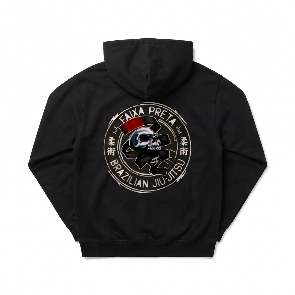 Black Belt Skull Hoodie