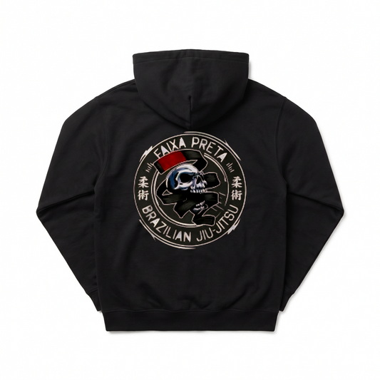 Black Belt Skull Hoodie